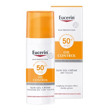Sun Oil Control Gel-Crème SPF 50+ zonnebrandCrème voor de acnegevoelige huid